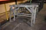 PAIR OF STEEL HEAVY DUTY SAWHORSES, 48