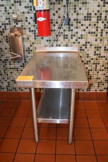 CUSTOM KITCHEN FABRICATORS SS TABLE,