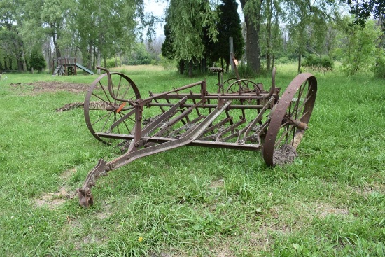 ANTIQUE CULTIVATOR, APPROX. 75"W