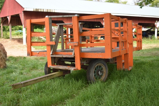 HAY WAGON, 100" x 184"