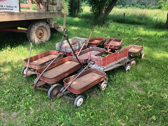 9 VTG. COASTER WAGONS