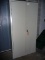 TWO DOOR METAL STORAGE CABINET WITHOUT CONTENTS,