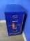 BLUE TWO DRAWER FILE CABINET