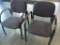 PAIR OF VISITOR CHAIRS WITH ARMS,