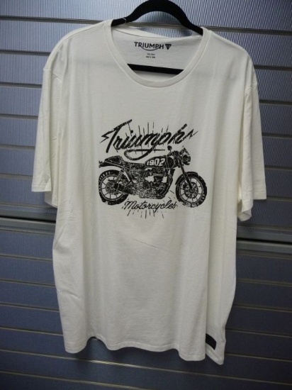 MEN'S TRIUMPH BRANT T-SHIRT, WHITE,