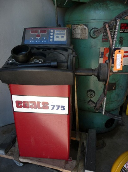 COATS MODEL 775 TIRE MACHINE, MAXIMUM TIRE SIZE