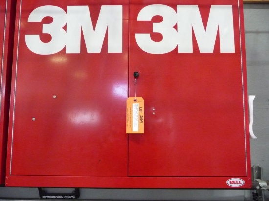WALL-MOUNT 3M TWO DOOR CABINET, RED,