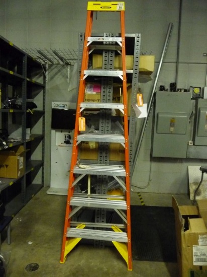 WERNER 8' FIBERGLASS STEP LADDER