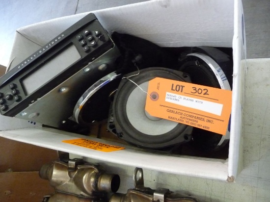 HARLEY CD PLAYER WITH SPEAKERS