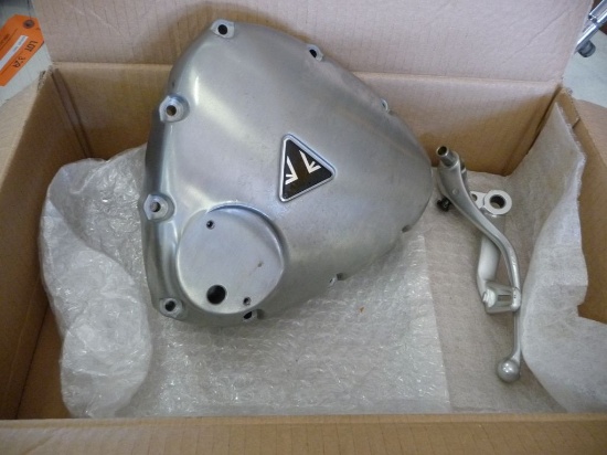 TRIUMPH THRUXTON SIDE COVER AND LEVERS