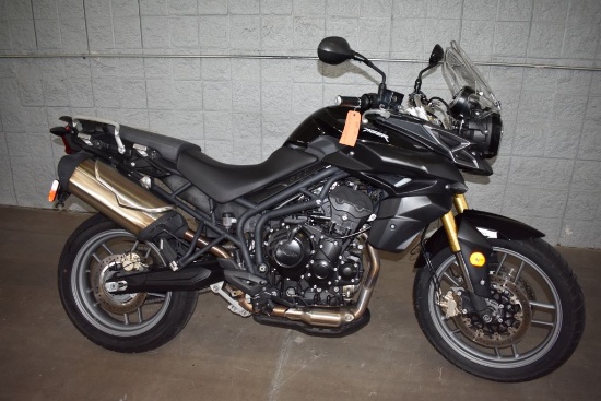 2014 TRIUMPH MOTORCYCLE, MODEL TIGER, BLACK,