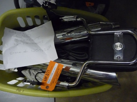BIN FULL OF HARLEY DAVIDSON CVO BREAK-OUT PARTS