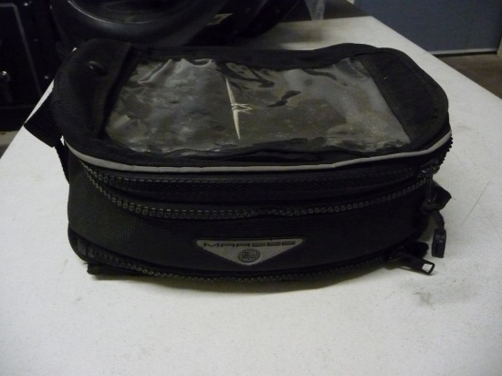 MARSEE TANK BAG, BLACK, WITH TOOL KIT