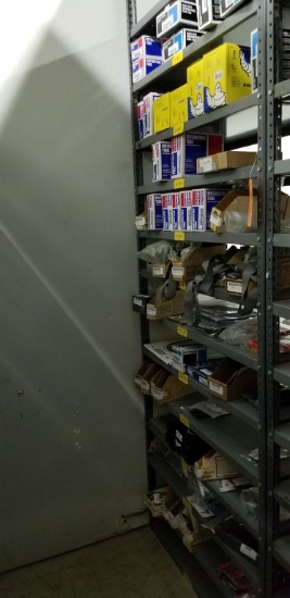 CONTENTS ON SHELVING UNIT #13 TUBES, SPROCKETS &