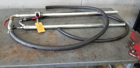(2) BARREL PUMPS (1) PNEUMATIC (1) MANUAL
