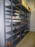 (4) SECTIONS OF METAL SHELVING,