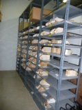 (4) SECTIONS OF METAL SHELVING,