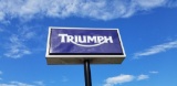 OUTDOOR TRIUMPH SIGN WITH POST