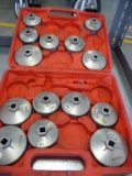 OIL FILTER WRENCH KIT IN RED CASE