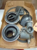 1965 TRIUMP CARB., AIR FILTER AND MIRRORS