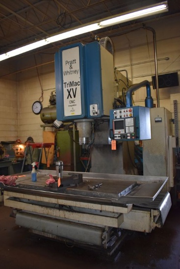 PRATT & WHITNEY TRI-MAC XV CNC INTEGRATION VERTICAL MACHINING CENTER