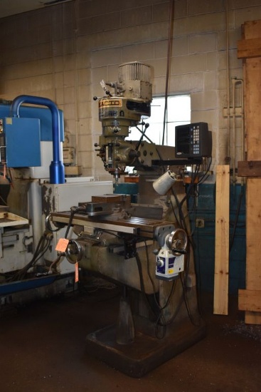 1980 XACTO VERTICAL TURRET MILLING MACHINE, FAGOR DRO,