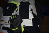 BIKE GLOVES AND SLEEVES AND KNEE WARMERS,