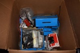 BOX OF ASSORTED BIKE PARTS