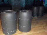 (24) 55 GALLON PLASTIC BARRELS,