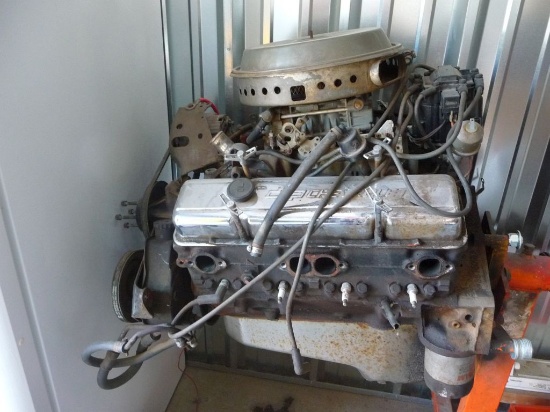 V-8 ENGINE, IN STORAGE UNIT, DOES NOT INCLUDE STAND,