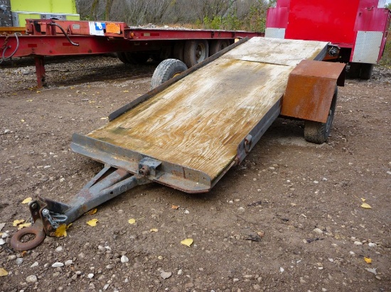 4' WIDE x 12'LONG FLAT UTILITY TRAILER,