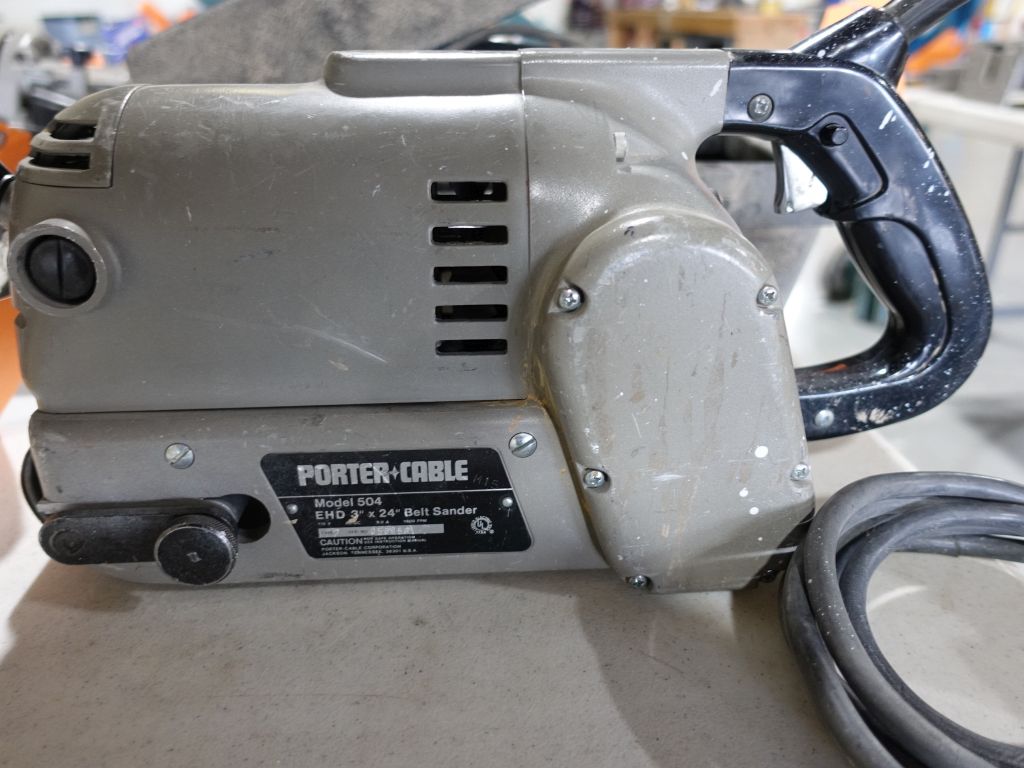 Porter cable deals 504 belt sander