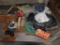 MISC. ITEMS, FILES, GLOVES, RAGS, WIRE, HOLE SAWS