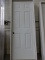 (2) STEEL EXTERIOR DOORS, RH, SIX PANEL,