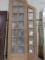FOUR PIECE ARCHED TOP DOOR WITH BEVELED GLASS LITES,