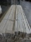 STACK OF APPROX. 1700 PIECES OF 7' LONG PRIMED PINE