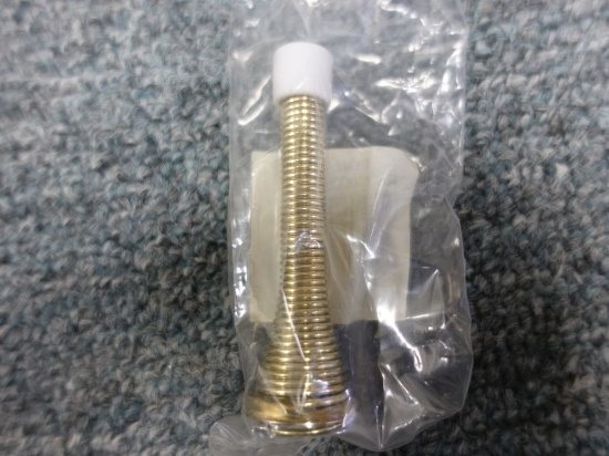 (200) BRASS PLATED SPRING TYPE DOOR STOPS
