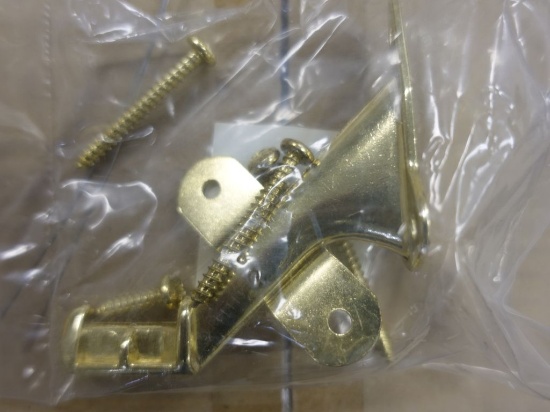 APPROX. (200) BRASS FINISH HANDRAIL BRACKETS