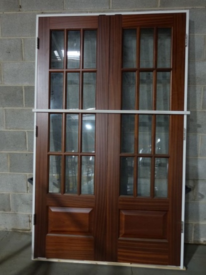 FRENCH DOOR SET, PREHUNG, 4' x 80",