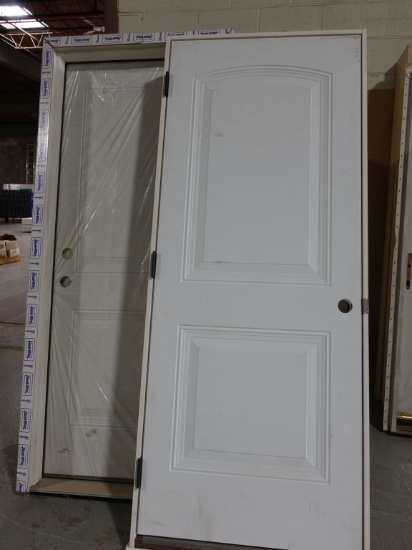 (9) ASSORTED PREHUNG STEEL EXTERIOR DOORS