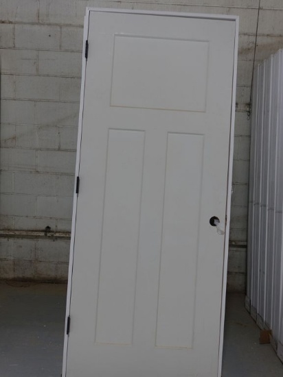 (8) 28" WIDE x 80" HIGH THREE PANEL DOORS,