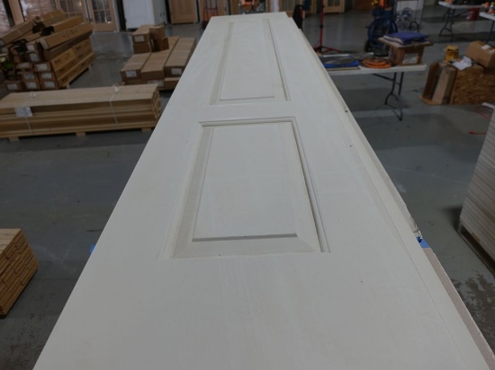 STACK OF (29) JELD-WEN RAISED PANEL DOOR SLABS, H/C,