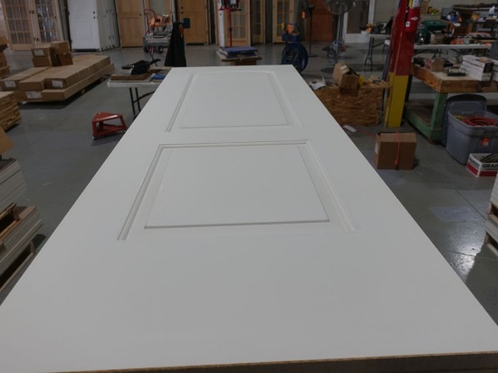 STACK OF (33) JELD-WEN RAISED PANEL DOOR SLABS, H/C,