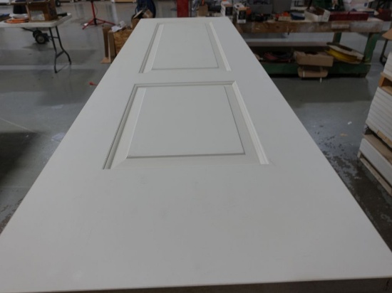 STACK OF (26) JELD WEN RAISED PANEL DOOR SLABS,