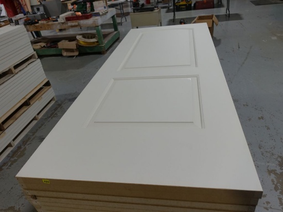 STACK OF (25) JELD-WEN RAISED PANEL DOOR SLABS, H/C,