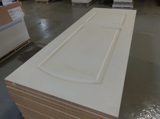 STACK OF (23) JELD-WEN RAISED PANEL DOOR SLABS, H/C,
