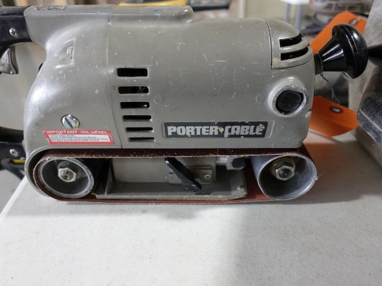 PORTER CABLE MODEL 504 EHD, 3" x 24" BELT SANDER