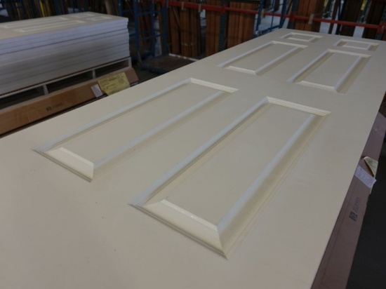 STACK OF (30) JELD-WEN RAISED PANEL DOORS, S/C,