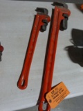 (2) RIDGID PIPE WRENCHES, 36