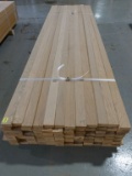 (96) PIECES OF 7' LONG RED OAK BRICK MOLD